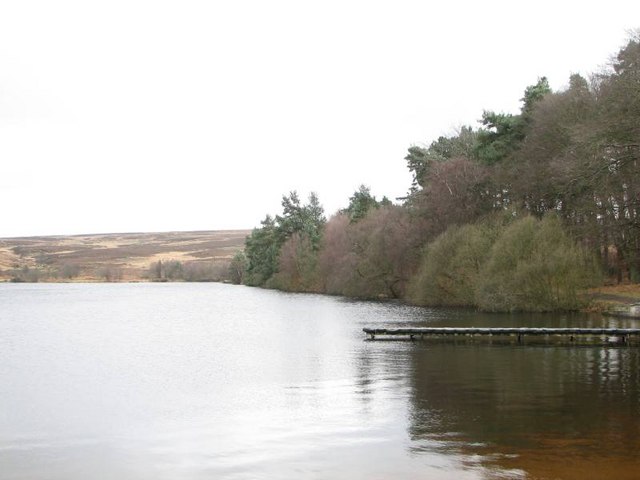 The Western end of Lockwood Beck Reservoir