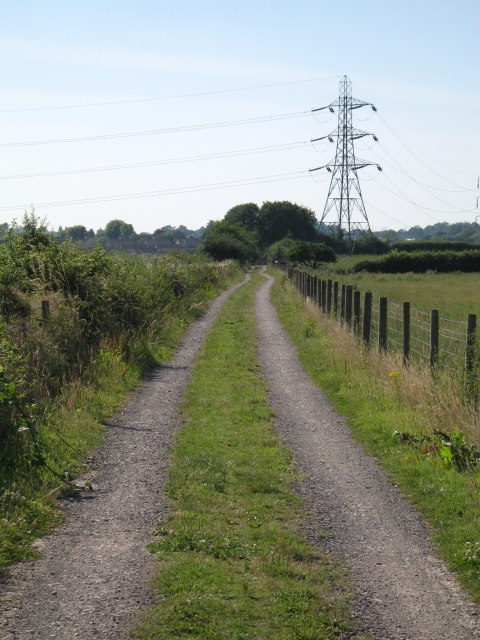 Disused railway line converted to cycle track