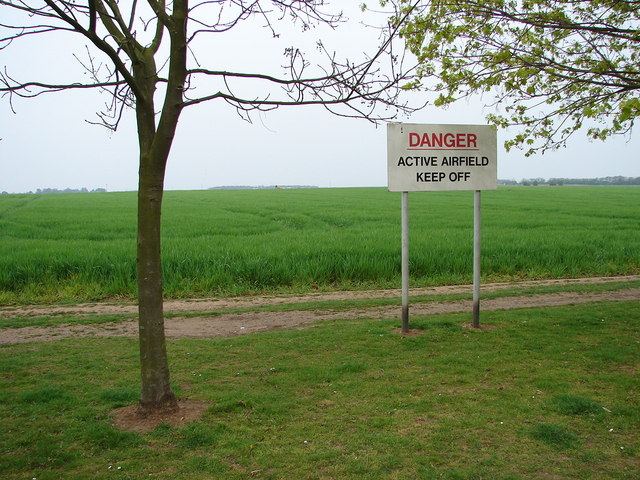 Airfield to North of Main RAF Cranwell Air Base