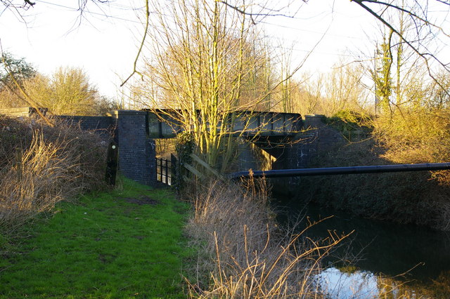 Railway bridge over the River Nar