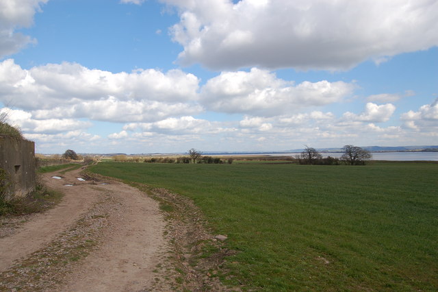 The flood plain of the river Severn near Plusterwine