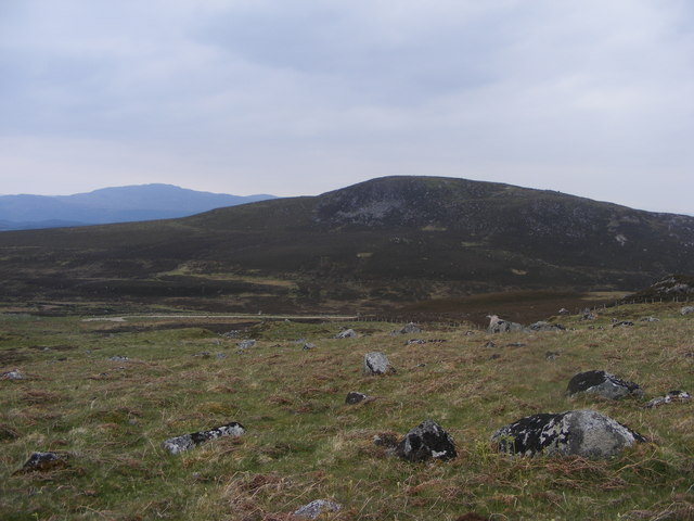 Looking towards Carn Laith across Allt an Rathain Ruaidh