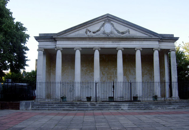 The Orangery behind the Notre Dame estate