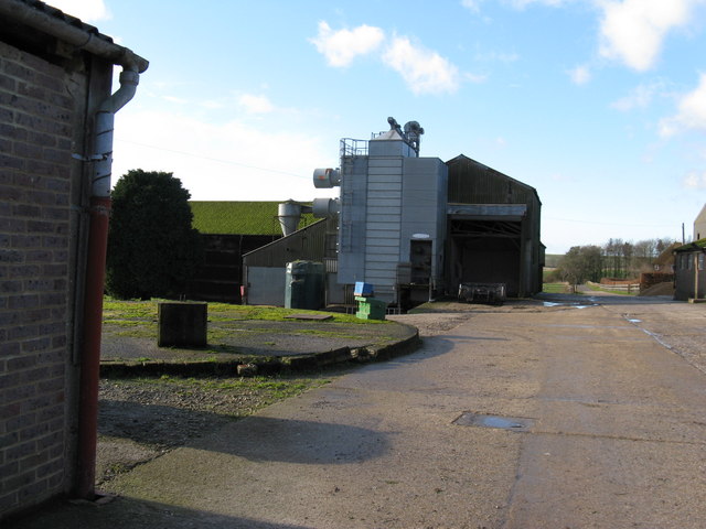 Grain dryer on Lee Farm